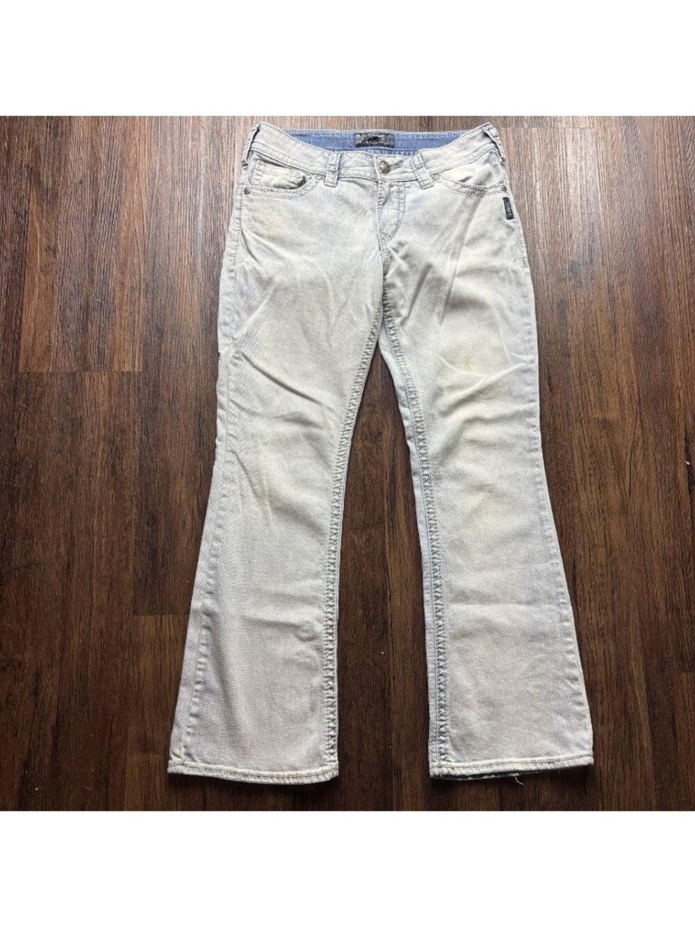 Silver Suki Surplus Bootcut Jeans Distressed Light Wash Women’s Size W29 L30